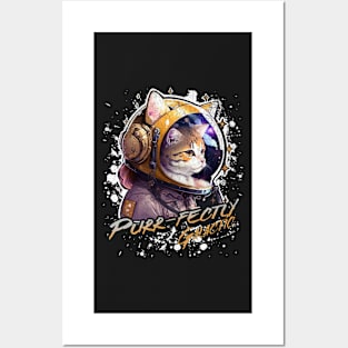 Purr-fectly Galactic Posters and Art